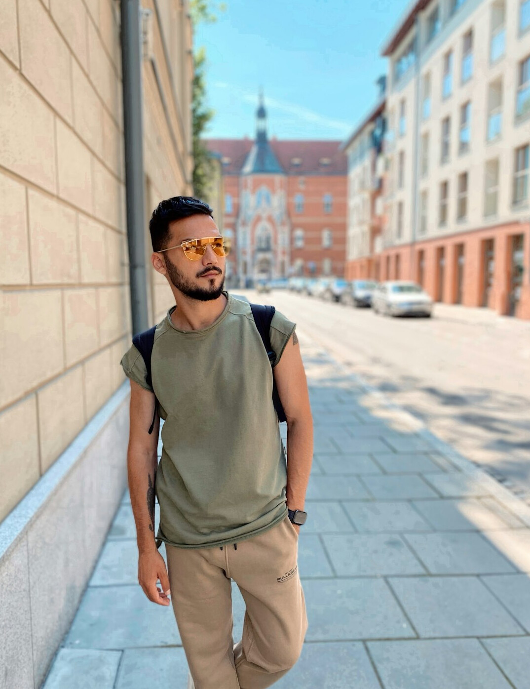 Portrait of a Polish male video and sound editor