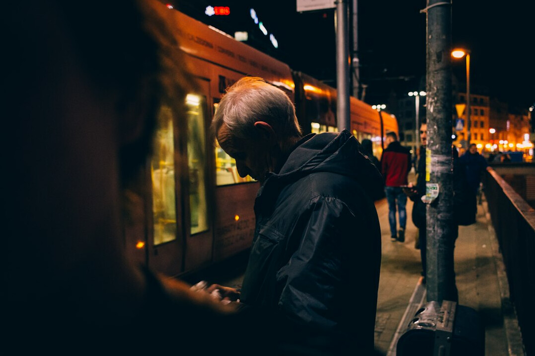 Portrait of a Polish male documentary photographer